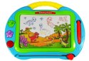 Znikopis Tablica Magnetyczna Do Rysowania 3 Stempelki Rysik LEAN Toys