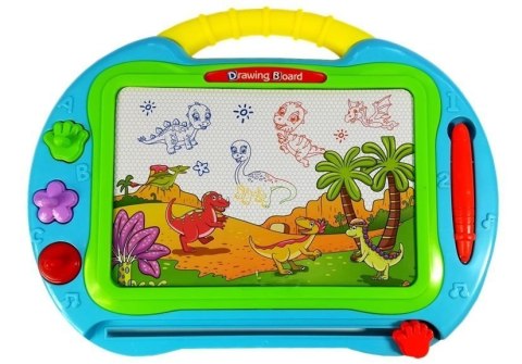 Znikopis Tablica Magnetyczna Do Rysowania 3 Stempelki Rysik LEAN Toys