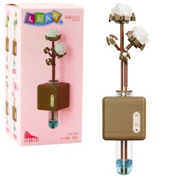 Klocki Konstrukcyjne Gałązka Kwiat Bawełny W Fiolce 392 el. LEAN Toys
