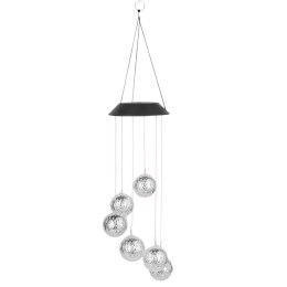 Lampki Solarne Ogrodowe LED Dzwonki Kule Marokańskie 70cm LEAN