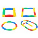 Ścieżka Sensoryczna Deski Równoważne 16 Desek Łączenia Antypoślizgi LEAN Toys