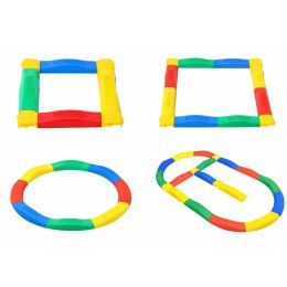 Ścieżka Sensoryczna Deski Równoważne 16 Desek Łączenia Antypoślizgi LEAN Toys