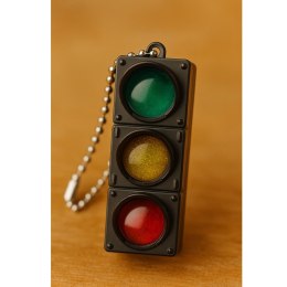 Brelok Sygnalizator Świetlny Migający Edukacyjny Światła Drogowe LEAN TOYS