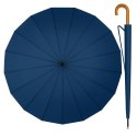 Duży Parasol Automatyczny Pokrowiec Na Ramię 24-Żeberkowy Granatowy 115 cm LEAN