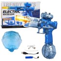 Elektryczny Pistolet Broń na Wodę Akumulator Światła Niebieski LEAN Toys
