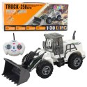 Koparka Budowlana Zdalnie Sterowana RC Światła Biała 1:30 LEAN Toys