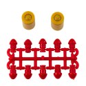 Mini Pistolet Broń Na Naboje I Łuski Czarno-Brązowy 13,5 cm LEAN TOYS