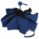 Parasolka Kieszonkowa Składana z Ochroną UV UPF 50+ Etui Granatowa 90 cm LEAN