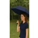 Parasolka Kieszonkowa Składana z Ochroną UV UPF 50+ Etui Granatowa 90 cm LEAN