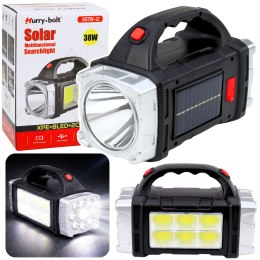 Wielofunkcyjna Latarka Solarna Szerokokątna LED HB-1678 38W LEAN