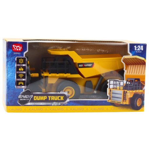 Wywrotka Budowlana Zdalnie Sterowana RC Światła LED 1:24 LEAN Toys