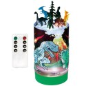 Zestaw Kreatywny Dinozaury W Słoiku Diamenty Lampka Nocna Pilot DIY LEAN Toys
