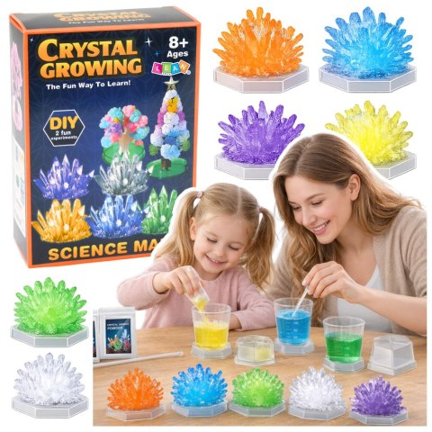 Zestaw Kreatywny Eksperyment DIY Hodowla Tworzenie Kryształów LEAN Toys