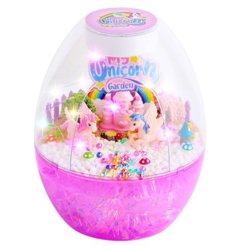 Zestaw Kreatywny Terrarium Jednorożce Lampka Nocna Sterowanie Głosem DIY LEAN Toys