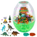 Zestaw Kreatywny Terrarium z Dinozaurami Lampka Nocna Sterowanie Głosem DIY LEAN Toys