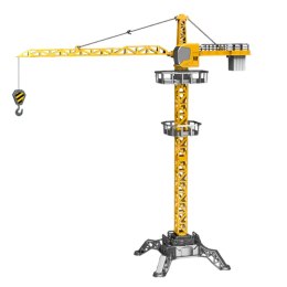Dźwig Żuraw Zdalnie Sterowany RC Światła LED Obrót 360° 1:36 120 cm LEAN Toys