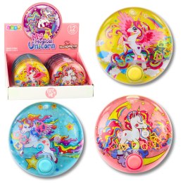 Gra Wodna Zręcznościowa Jednorożec Kolorowa Okrągła 10 cm LEAN TOYS