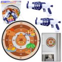 Gra Zręcznościowa Tarcza Kapibary Dart Piłeczki Na Rzep Pistolety 73,5 cm LEAN Toys