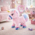 Jednorożec Na Smyczy Interaktywny Funkcja Nagrywania Porusza Się Różowy LEAN Toys