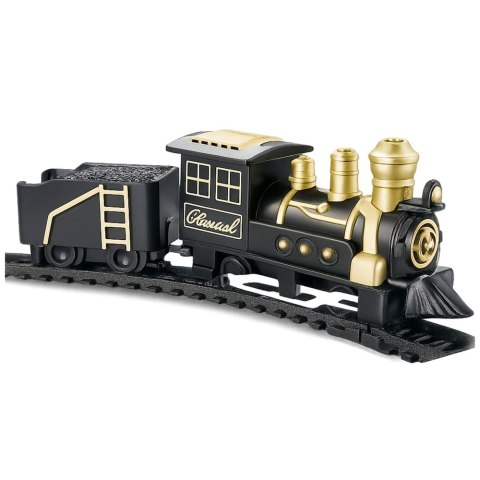 Klasyczny Pociąg Lokomotywa Wagon Towarowy Tory 53 x 48,5 cm LEAN Toys