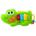 Muzyczne Pianinko Interaktywne Dla Malucha Krokodyl Koraliki Zielony LEAN Toys