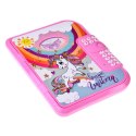 Pamiętnik Notatnik Na Kod Jednorożec Nagrywanie Głosu Quiz Melodie Różowy LEAN Toys