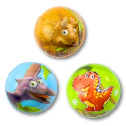Piłka Piłeczka Piankowa Do Odbijania Zabawy Dinozaury 6,5 cm LEAN TOYS