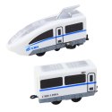 Pociąg Pośpieszny Elektryczny City Express Kolejka Tory 13 el. LEAN Toys
