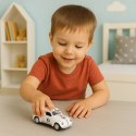 Samochód Klasyczny Garbus Metalowy Napęd Otwierane Drzwi Biały 1:32 LEAN TOYS