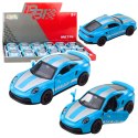Samochód Wyścigowy Metalowy Napęd Otwierane Drzwi Niebieski GTRS 1:43 LEAN Toys