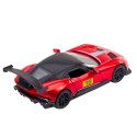 Samochód Wyścigowy Sportowy Metalowy Napęd Otwierane Drzwi Czerwony 1:32 LEAN TOYS