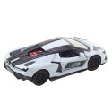 Samochód Wyścigowy Sportowy Metalowy Napęd Otwierane Drzwi Szary 1:32 LEAN TOYS
