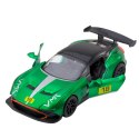 Samochód Wyścigowy Sportowy Metalowy Napęd Otwierane Drzwi Zielony 1:32 LEAN TOYS