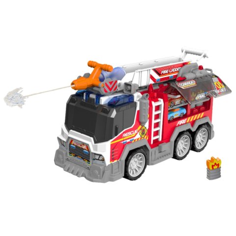 Wóz Strażacki Straż Pożarna Napęd Ruchome Elementy Światła Dźwięki LEAN Toys