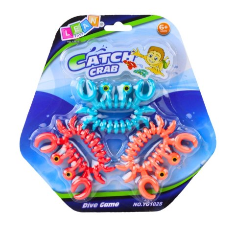 Zabawki Do Nurkowania Zabawy W Wodzie Kraby Kolorowe 3 szt. LEAN TOYS