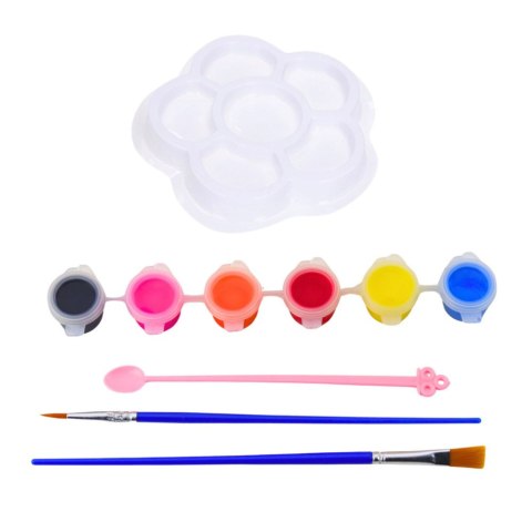 Zestaw Kreatywny Miska Dla Psa Do Malowania Farbki Pędzelki DIY 6 el. LEAN Toys