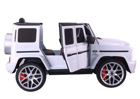 Auto Na Akumulator Mercedes G63 S306-1 Biały LEAN CARS