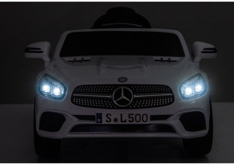 Auto Na Akumulator Mercedes SL500 S506 Białe LEAN CARS