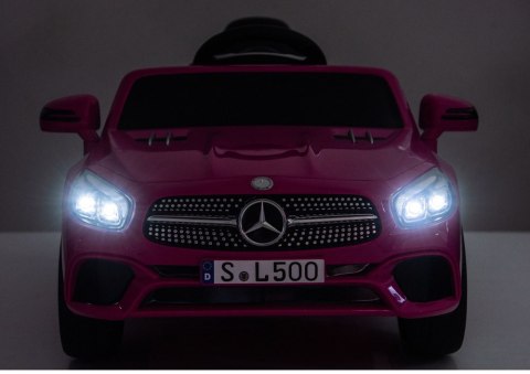 Auto Na Akumulator Mercedes SL500 S506 Różowe LEAN CARS
