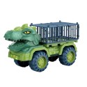 Auto Transporter Ciężarówka Dinozaury Figurki Zielony 3szt. LEAN Toys