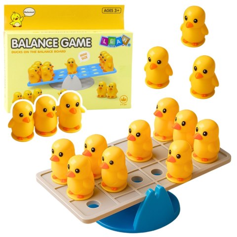 Gra Zręcznościowa Edukacyjna Dla Dzieci Balansujące Kaczuszki LEAN TOYS