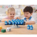 Gra Zręcznościowa Edukacyjna Dla Dzieci Balansujące Pingwiny Niebieskie LEAN TOYS
