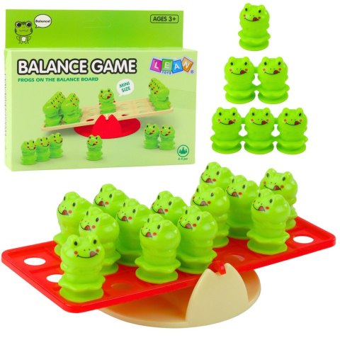 Gra Zręcznościowa Edukacyjna Dla Dzieci Balansujące Żabki LEAN TOYS