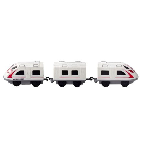 Kolejka Elektryczna Interaktywna Pociąg Wagony Tunel Wulkan Dinozaury 95 cm LEAN Toys