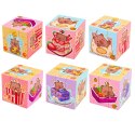 Kostka Układanka Logiczna Kapibara Edukacyjna Kolorowa 6x6 cm LEAN TOYS