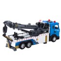 Pojazd Ciężarówka Z Wysięgnikiem Holownik Metalowa Kabina Światła Dźwięki LEAN Toys