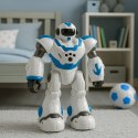 Robot Interaktywny Zdalnie Sterowany RC 16 Funkcji Światła Dźwięki Niebieski LEAN Toys