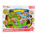 Tablica Edukacyjna Interaktywna Świat Zwierząt Instrumenty Pianinko LEAN Toys