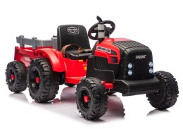 Traktor Na Akumulator CH9959B Z Przyczepą Czerwony 24V LEAN CARS