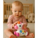 Zabawka Interaktywna Dla Malucha Jednorożec Na Kółkach Światła Dźwięki LEAN Toys